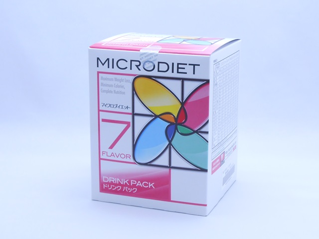 マイクロダイエットドリンクパック7食の箱
