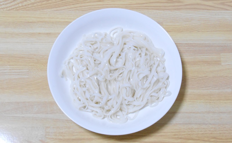 糖質0g麺(平麺)の見た目