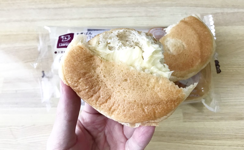 【ローソン】大麦パン バター入りマーガリンサンドを食べる