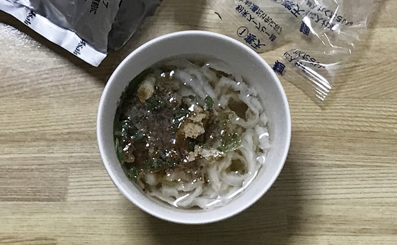 おどろき麺ゼロ香ばし醤油麺の完成