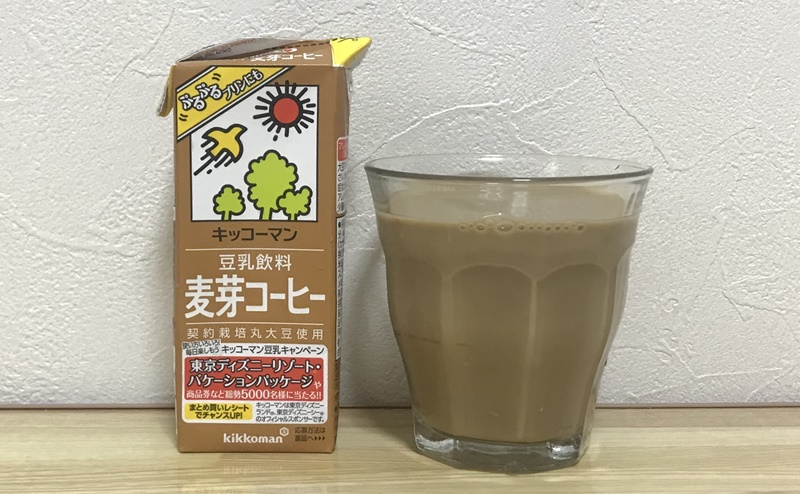 キッコーマン 豆乳飲料 麦芽コーヒーの評価